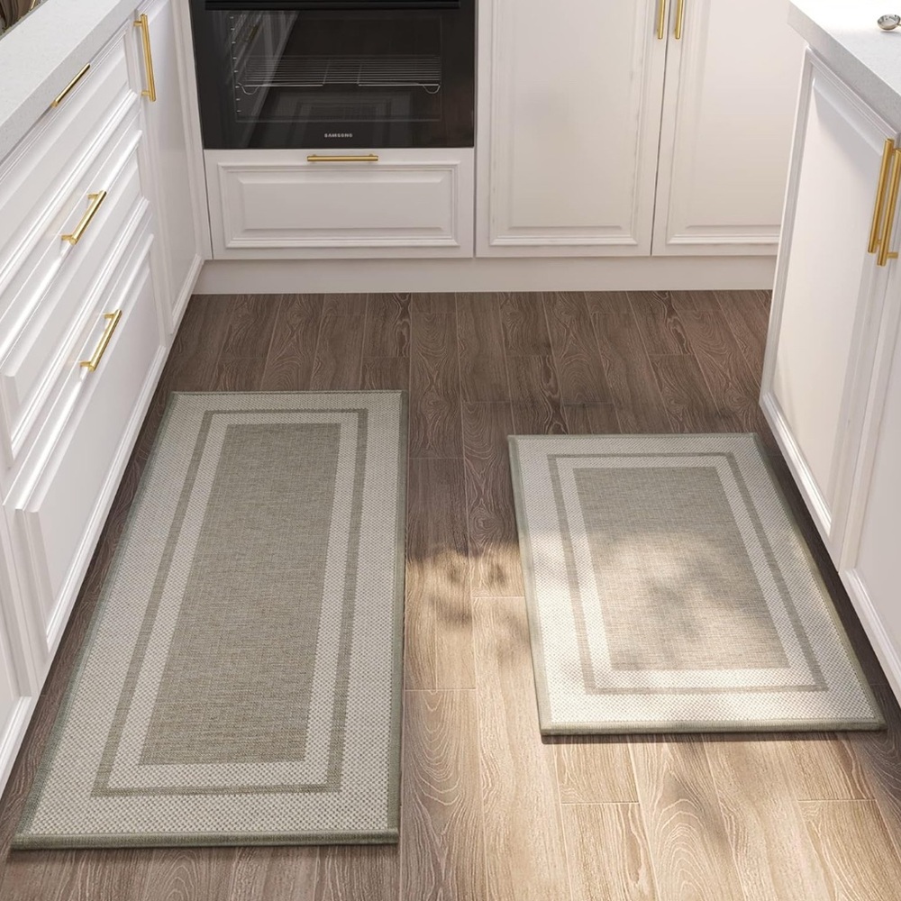 MontVoo Kitchen Rugs Rubber Non-Slip Kitchen Rugs